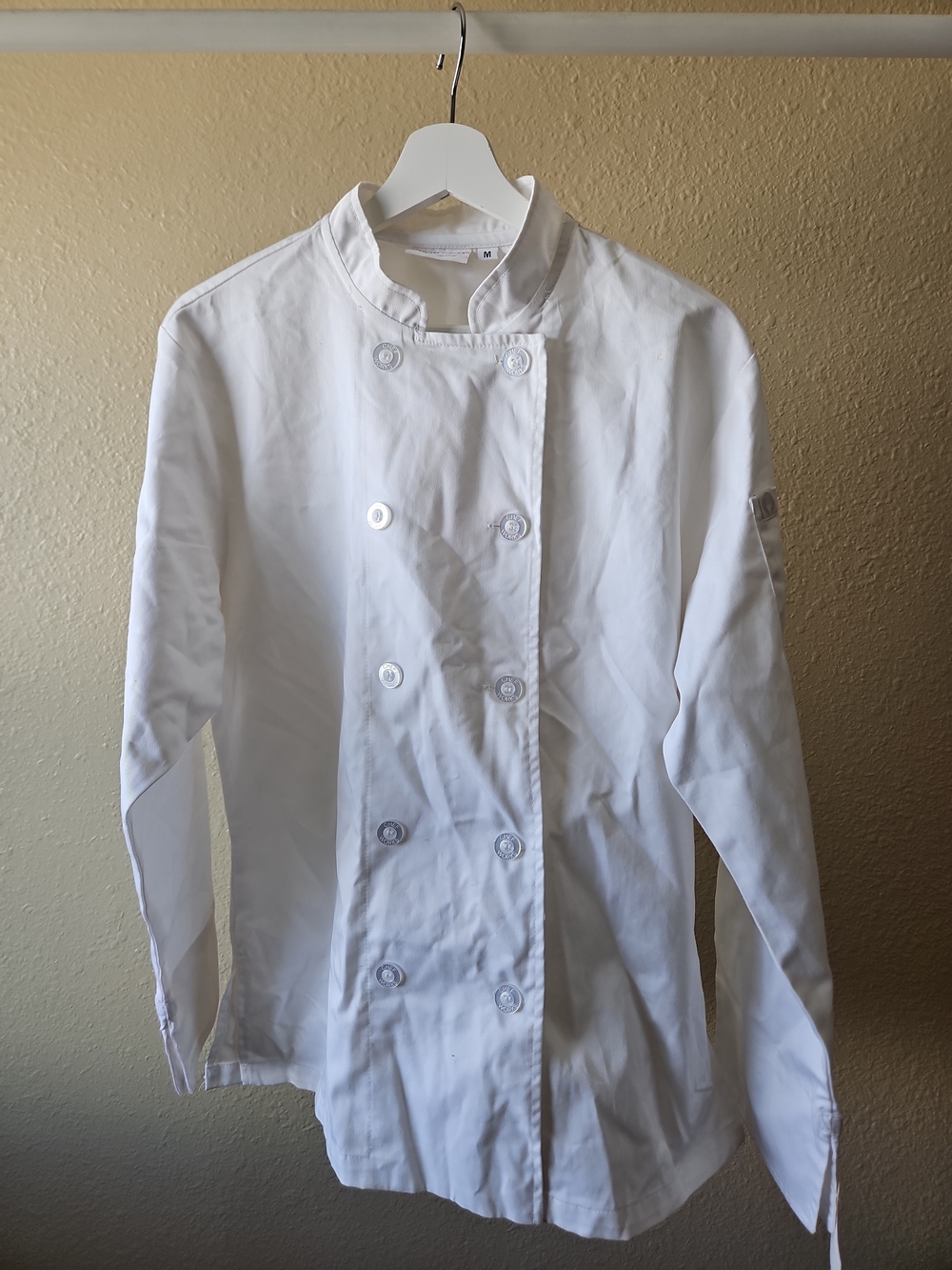 White Chef Jacket Double-Breasted Men’s Coat